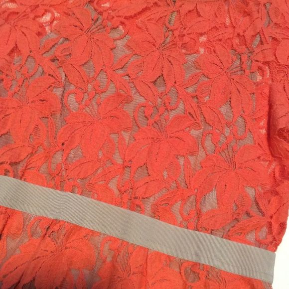 Beautiful orange peplum top size M - Picture 2 of 9